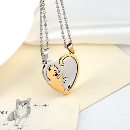Magnetic Cuddling Kittens BFF Necklace Set - Cotairy™