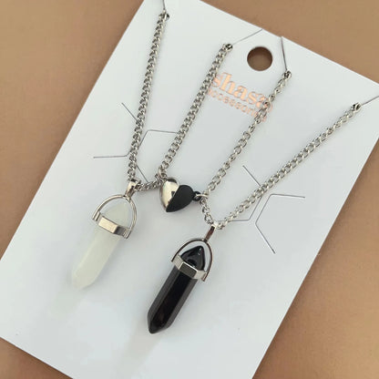 Natural Quartz Best Friend Necklace Set - Cotairy™