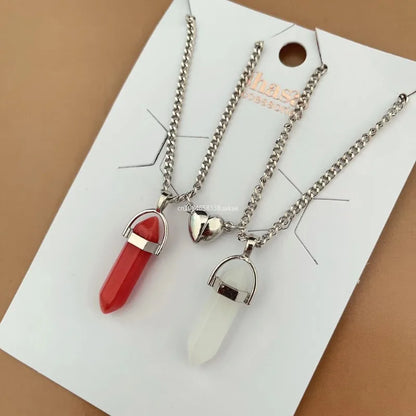 Natural Quartz Best Friend Necklace Set - Cotairy™