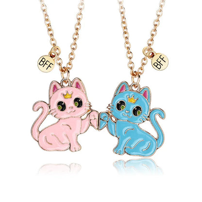 Magnetic Cuddling Cat Necklace Set - Cotairy™