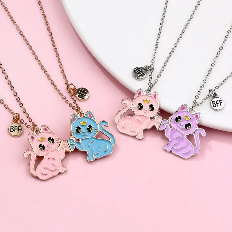 Magnetic Cuddling Cat Necklace Set - Cotairy™