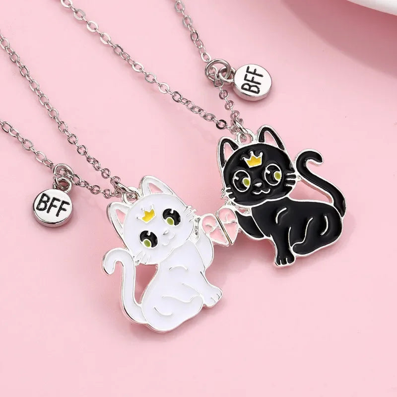 Magnetic Cuddling Cat Necklace Set - Cotairy™