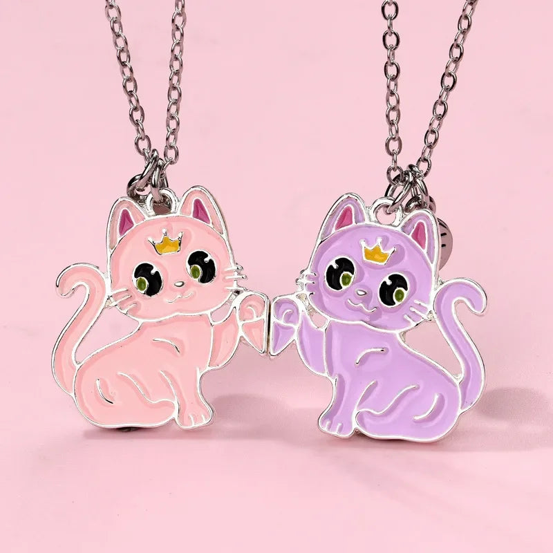 Magnetic Cuddling Cat Necklace Set - Cotairy™