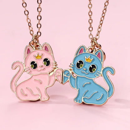Magnetic Cuddling Cat Necklace Set - Cotairy™