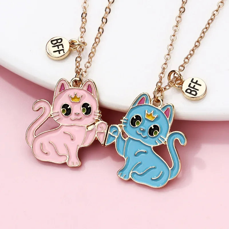 Magnetic Cuddling Cat Necklace Set - Cotairy™