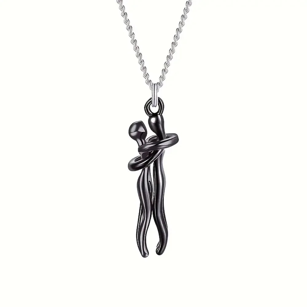 Couple/Best Friends Hugging Pendant Necklace — Cotairy™