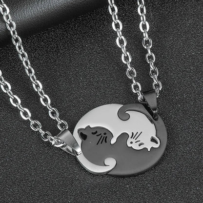 Magnetic Cuddling Kittens BFF Necklace Set - Cotairy™