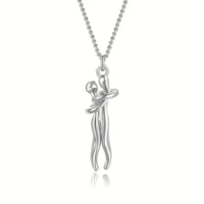 Couple/Best Friends Hugging Pendant Necklace — Cotairy™