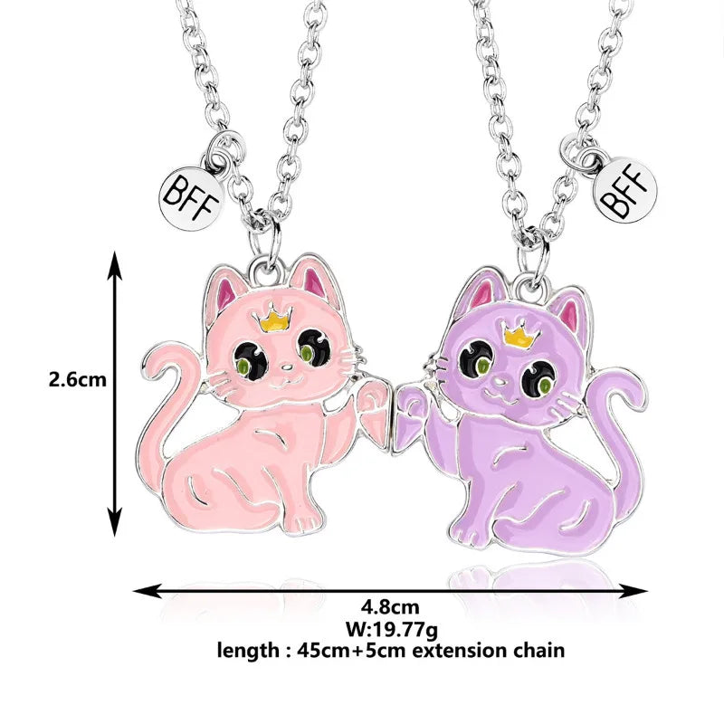 Magnetic Cuddling Cat Necklace Set - Cotairy™