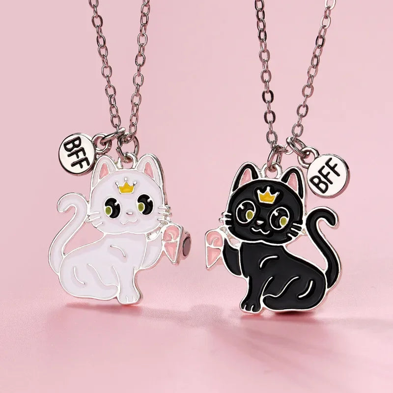 Magnetic Cuddling Cat Necklace Set - Cotairy™