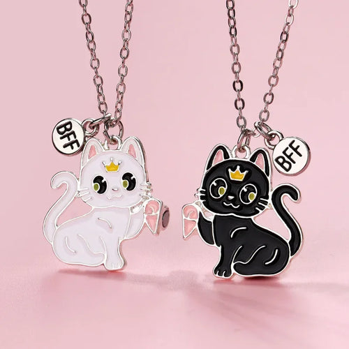 Magnetic Cuddling Cat Necklace Set - Cotairy™
