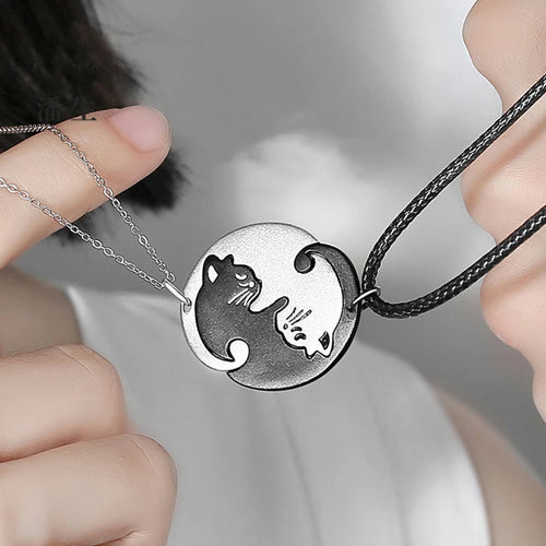 Magnetic Cuddling Kittens BFF Necklace Set - Cotairy™