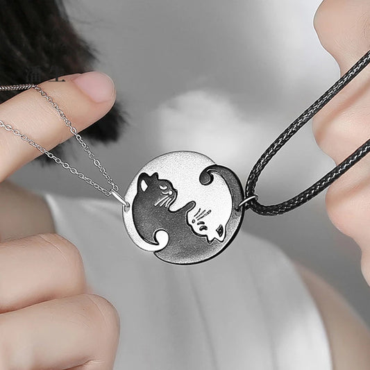 Magnetic Cuddling Kittens BFF Necklace Set - Cotairy™
