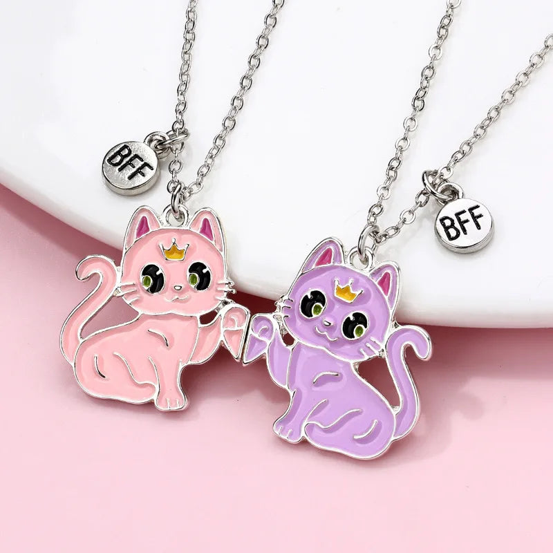 Magnetic Cuddling Cat Necklace Set - Cotairy™