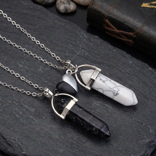 Natural Quartz Best Friend Necklace Set - Cotairy™