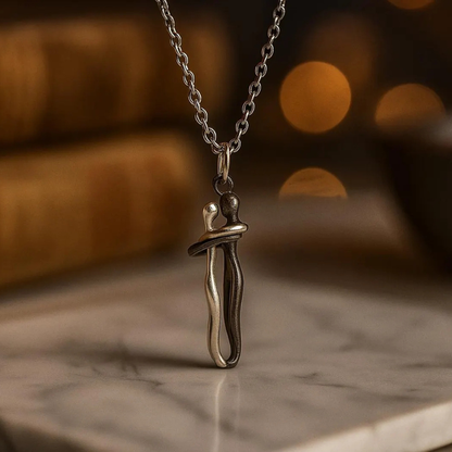 Couple/Best Friends Hugging Pendant Necklace — Cotairy™