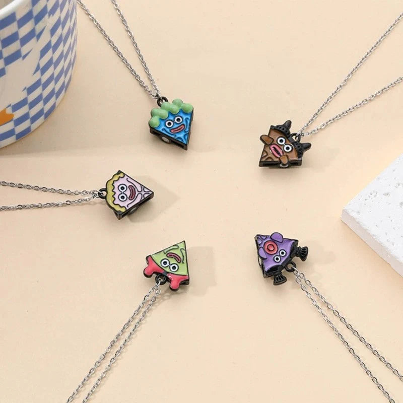 Vibrant Magnetic Friendship Necklace Set - Cotairy™