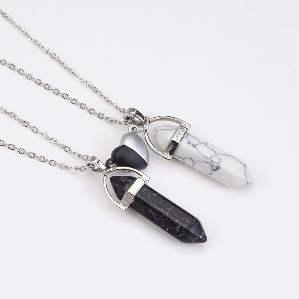 Natural Quartz Best Friend Necklace Set - Cotairy™